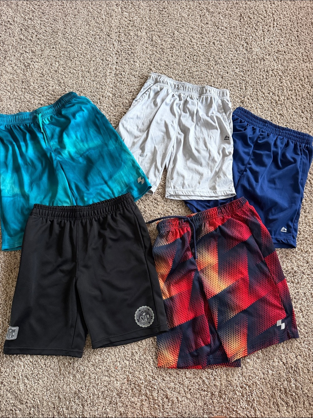 5 count boys shorts size 14/16